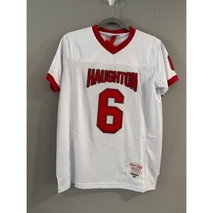 Headgear Classics Prescott Haughton #6 Football Jersey‎ Youth L White Red